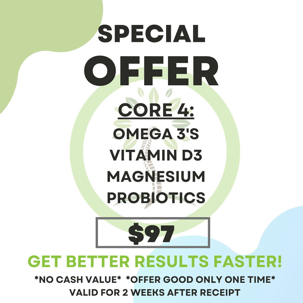 Chiropractic New Baltimore MI Special Offer Core 4